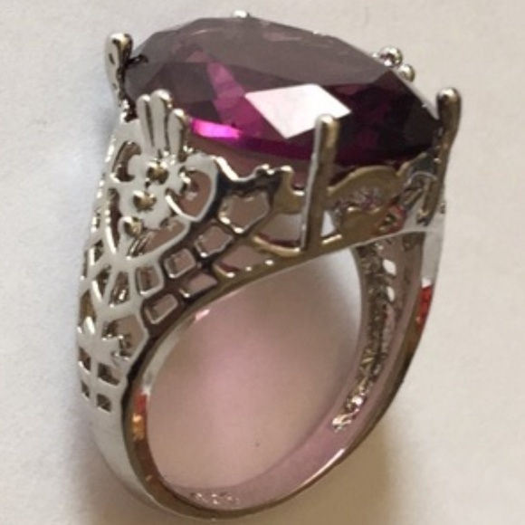 Jewelry - HOST PICK! Art Deco amethyst 925 ring (HOST PICK)